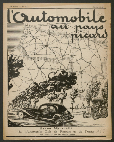L'Automobile au Pays Picard. Revue mensuelle de l'Automobile-Club de Picardie et de l'Aisne, 341, février 1940