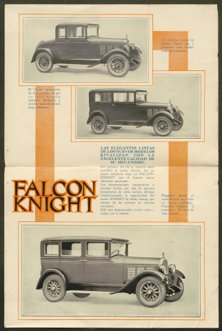 Publicités automobiles : Falcon-Knight