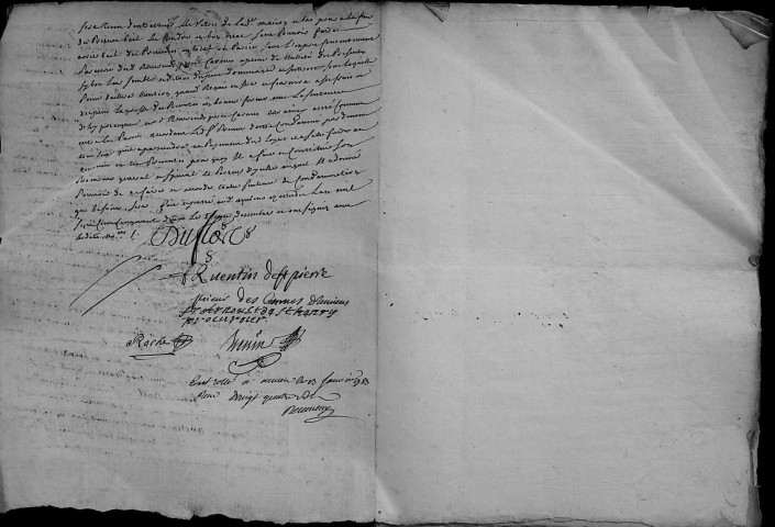 Etude de Me François Henin à Amiens (étude n°3). Minutes de l'année 1752