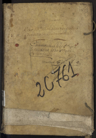Contrôle des actes du bureau d'Andainville pour la période du 28 mai 1697 au 10 août 1717