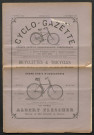 Cyclo-Gazette. Organe sportif hebdomadaire indépendant, numéro 5