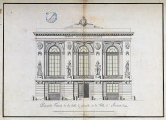 Principale facade de la salle de spectacle de la ville d'Amiens
