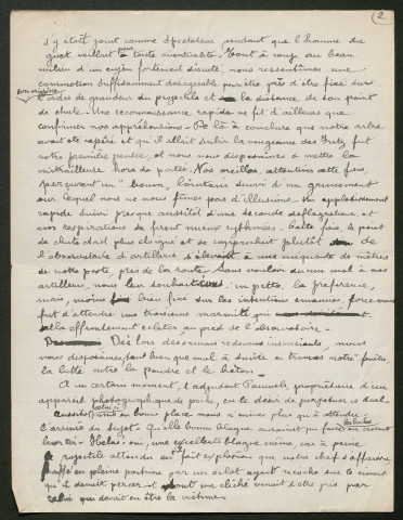 Témoignage de Gilkens, Ferdinand Marc (Caporal pointeur) et correspondance avec Jacques Péricard