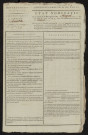 État nominatif des citoyens qui ont le droit de voter. Élections communales de l'an 9 : Bosquel
