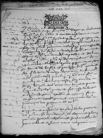 Etude de Me Jean Derouvroy à Amiens (étude n°17). Minutes de l'année 1689