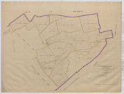 Plan du cadastre rénové - Fresneville : section unique 1ère feuille