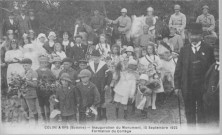 Inauguration du Monument, 10 Septembre 1922 - Formation du cortège