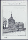 Tocqueville-sur-Eu (Seine-Maritime) : l'église - (Reproduction interdite sans autorisation - © Claude Piette)