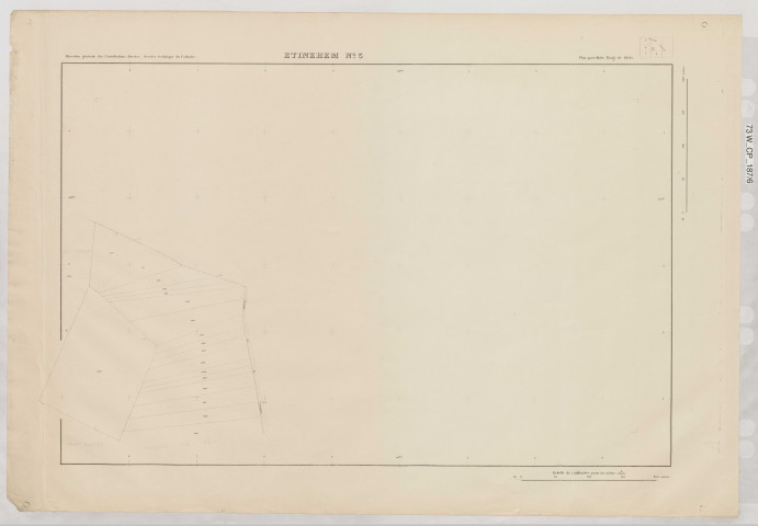 Plan du cadastre rénové - Esmery-Hallon : section G2