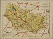 Carte routière Départementale de la Somme. Plans-Guides et cartes routières brevetées