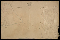 Plan du cadastre napoléonien - Flesselles : E2, D2