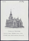 Lihons-en-Santerre : église Saint-Médard avant 1914 - (Reproduction interdite sans autorisation - © Claude Piette)