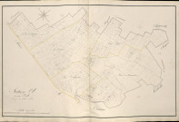 Plan du cadastre napoléonien - Atlas cantonal - Framerville-Rainecourt (Rainecourt) : A