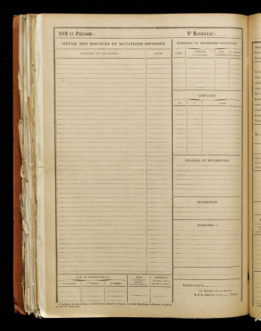 Boucher, Georges Ulysse, né le 14 avril 1897 à Verneuil-l'Étang (Seine-et-Marne), classe 1917, matricule n° 444, Bureau de recrutement d'Abbeville
