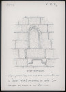 Grattepanche : niche oratoire sur le chevêt de l'église - (Reproduction interdite sans autorisation - © Claude Piette)