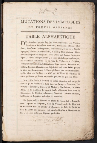 Tables des vendeurs du bureau de Conty pour la période 1753-1777