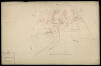 Plan du cadastre napoléonien - Mericourt-en-Vimeu (Méricourt-en-Vimeux) : Chef-lieu (Le), A2 et B1