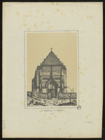 Saint-Denis de Poix en 1840