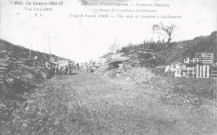 Offensive Franco-Anglaise - La route de Combles à Guillemont - English french attack - The road of Combles a Guillemont
