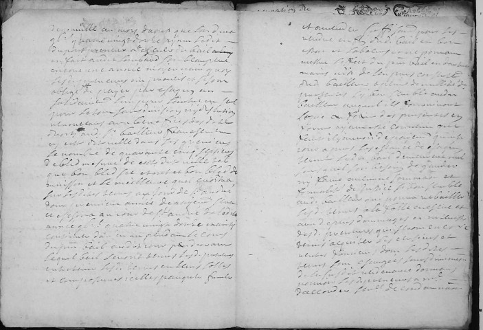 Etude de Me Louis Alavoine à Amiens (étude n°21). Minutes de l'année 1690