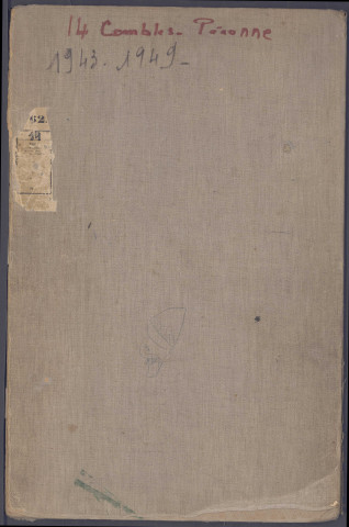 Table des successions et absences du bureau de Péronne (Reprise de la numérotation des tables du bureau de Combles)