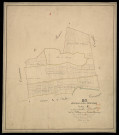 Plan du cadastre napoléonien - Halloy-Les-Pernois (Hallois les Pernois) : Village (Le) ; Bois du Quesnoy (Le), A1