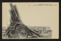 CAMPAGNE DE 1914. ARTILLERIE ALLEMANDE. MORTIER ALLEMAND DE 340