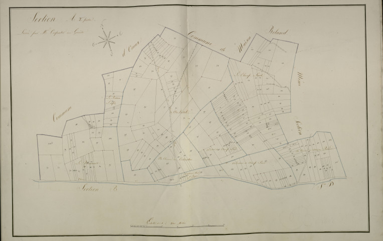 Plan du cadastre napoléonien - Bussus-Bussuel (Bussu) : A2