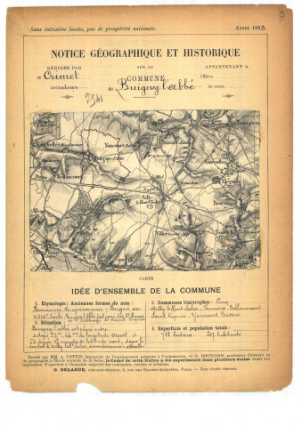 Buigny-l'Abbé : notice historique et géographique sur la commune