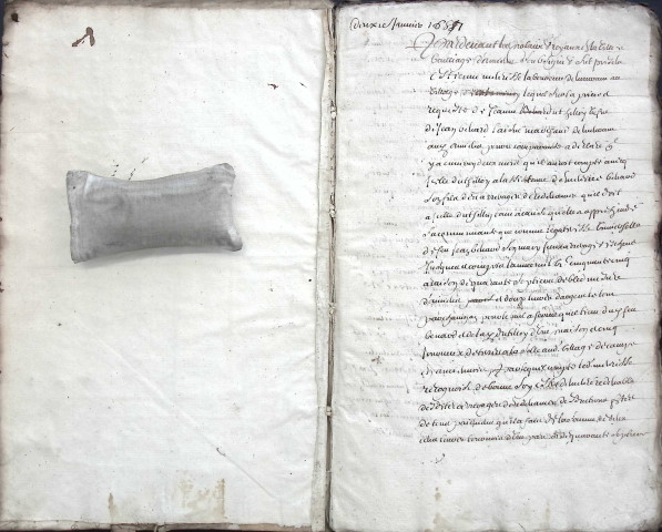 Etude de Me François Machart à Amiens (étude n°13). Minutes de l'année 1657