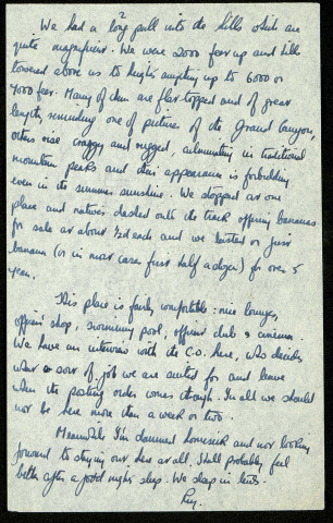 Lt R. Goldwater RA, Draft RAAQN, RA depot DEOLALI India Command, 1er Oct. 45 : lettre de Raymond Goldwater à son frère Stan