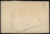 Plan du cadastre napoléonien - Prouville : Village (Le), D1