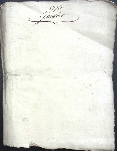 Etude de Me Nicolas Beaudelocque à Amiens (étude n°16). Minutes de l'année 1773