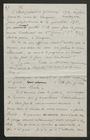 Témoignage de Zobel (Commandant) et correspondance avec Jacques Péricard