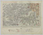 Amiens SE. Ministère des Régions libérées : carte spéciale des régions dévastées, établies sur cartes d'état-major type 1889, révision 1914