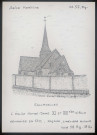 Esclavelles (Seine-Maritime) : église Notre-Dame, façade - (Reproduction interdite sans autorisation - © Claude Piette)