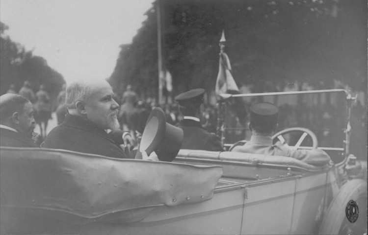 Visite officielle du président de la république Raymond Poincaré, en 1919