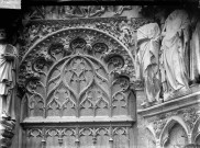 Bourges. Cathédrale, grand portail (un tympan)