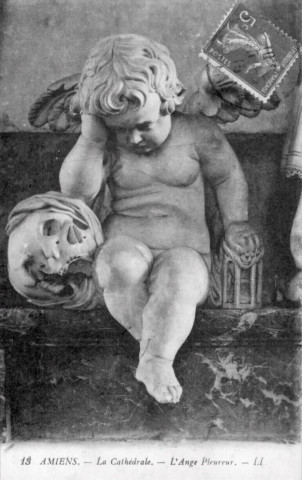 La cathédrale d'Amiens - L'ange pleureur