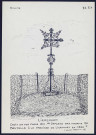 Liercourt : croix en fer forgé - (Reproduction interdite sans autorisation - © Claude Piette)