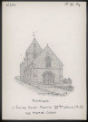 Pommiers (Aisne) : église Saint-Martin - (Reproduction interdite sans autorisation - © Claude Piette)