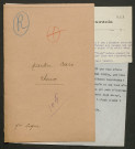 Témoignage de Caro, Martin et correspondance avec Jacques Péricard