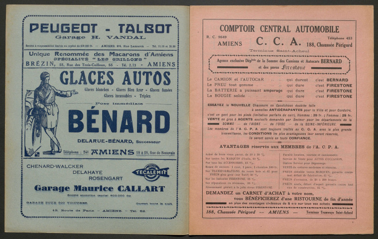 L'Automobile au Pays Picard. Revue mensuelle de l'Automobile-Club de Picardie et de l'Aisne, 244, janvier 1932