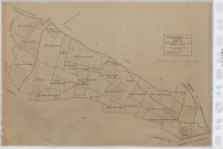 Plan du cadastre rénové - Hesbécourt : section B