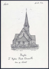 Englos (Nord) : église Sainte-Corneille, vue du chevêt - (Reproduction interdite sans autorisation - © Claude Piette)