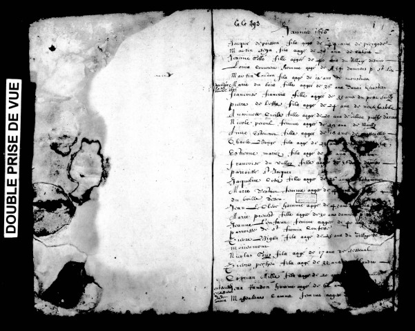 Amiens (Hôtel-Dieu, malades) : sépultures