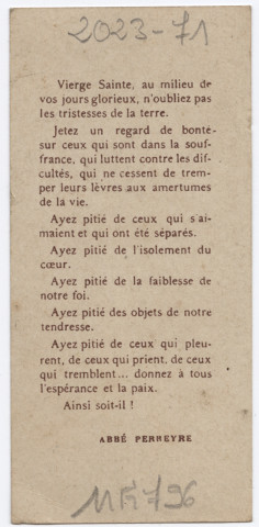 Aux pieds de Notre-Dame de Lourdes, j'ai prié pour vous. Notre-Dame de Lourdes