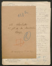 Témoignage de Clochette, Alphonse (Segent major - ancien légionnaire) et correspondance avec Jacques Péricard