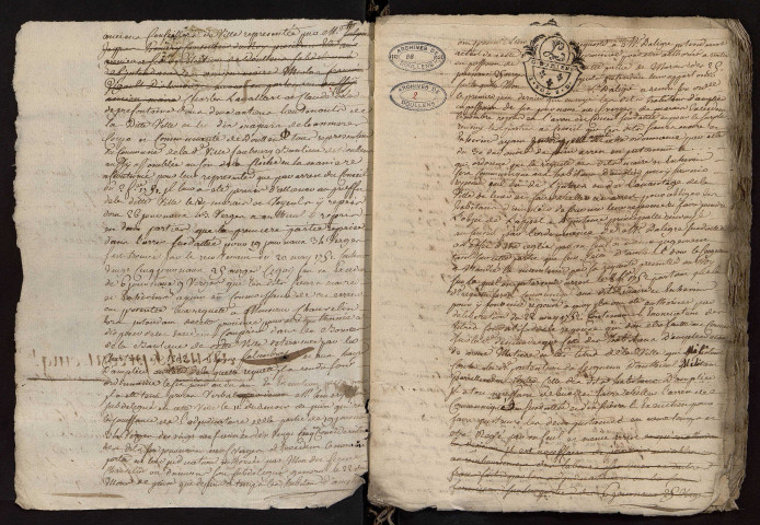 Doullens. Délibérations de l'échevinage