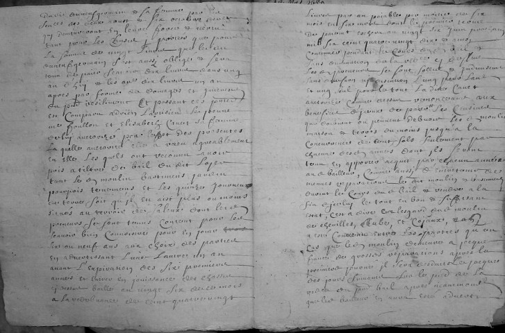 Etude de Me Antoine Debacq à Amiens (étude n°6). Minutes de l'année 1689